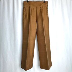 Carolina Herrera Gold Slacks